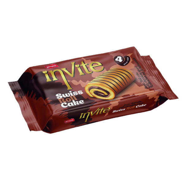 INVITE SWISSROLL SCHOKO