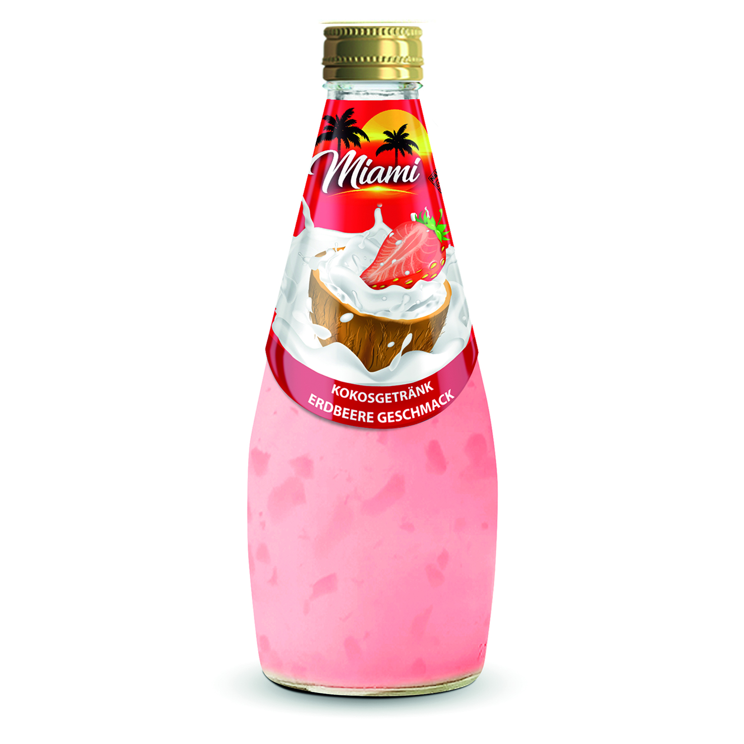 MIAMI Kokosmilch mit Erdbeere